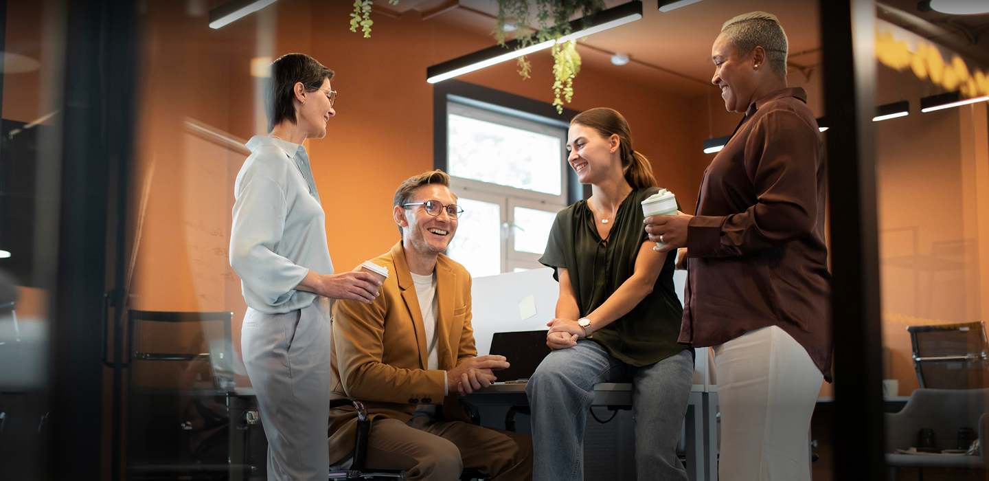 AariaLife team collaborating in office